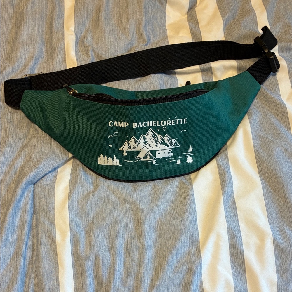 Dark Green Bachelorette Fanny Pack